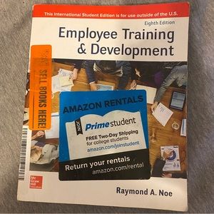 Employee Training & Development 8th edition - Raymond Noe - ISBN: 9781260565638